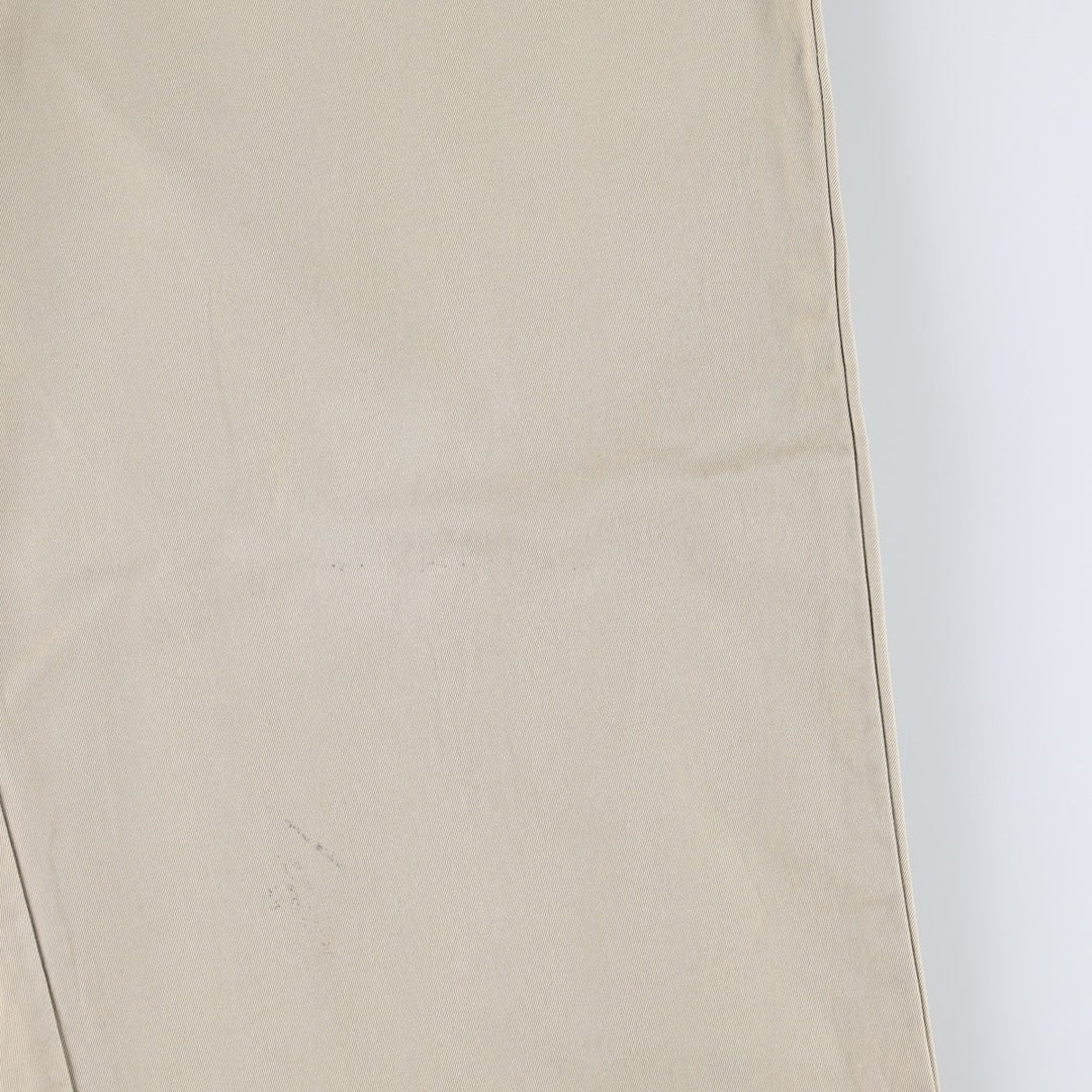 Ralph Lauren Polo Hammond Pant, two-pleat chino pants, men's size W32. cotton Beige type Vintage Second Hand