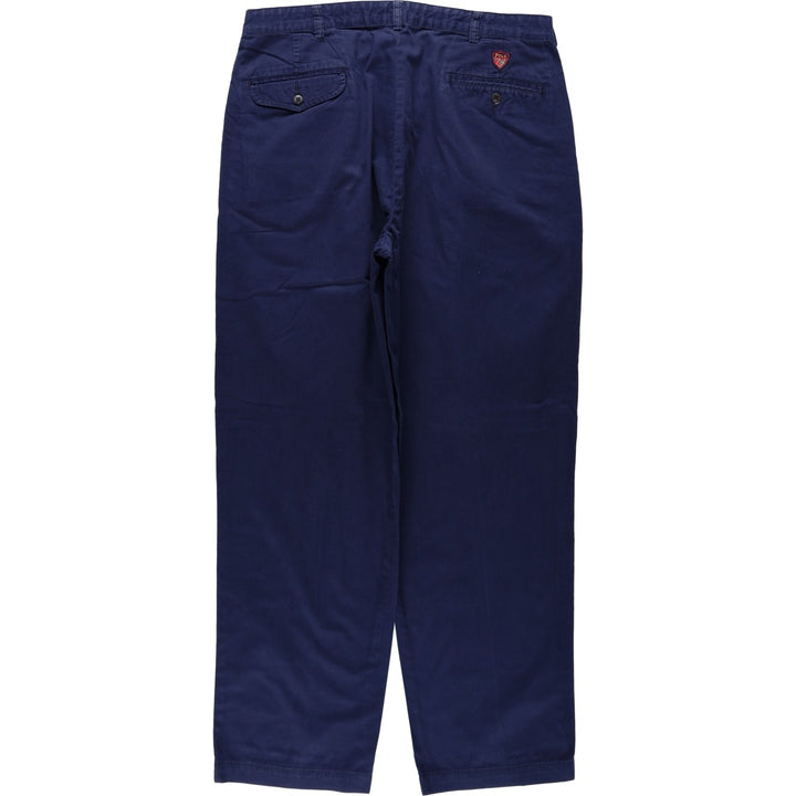 Ralph Lauren POLO GOLF two-pleat chino pants, men's size W36 cotton navy blue type Vintage Second Hand