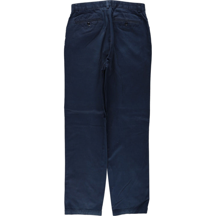 Ralph Lauren POLO by Ralph Lauren Men's Chino Pants, Size W31 cotton navy blue type Vintage Second Hand