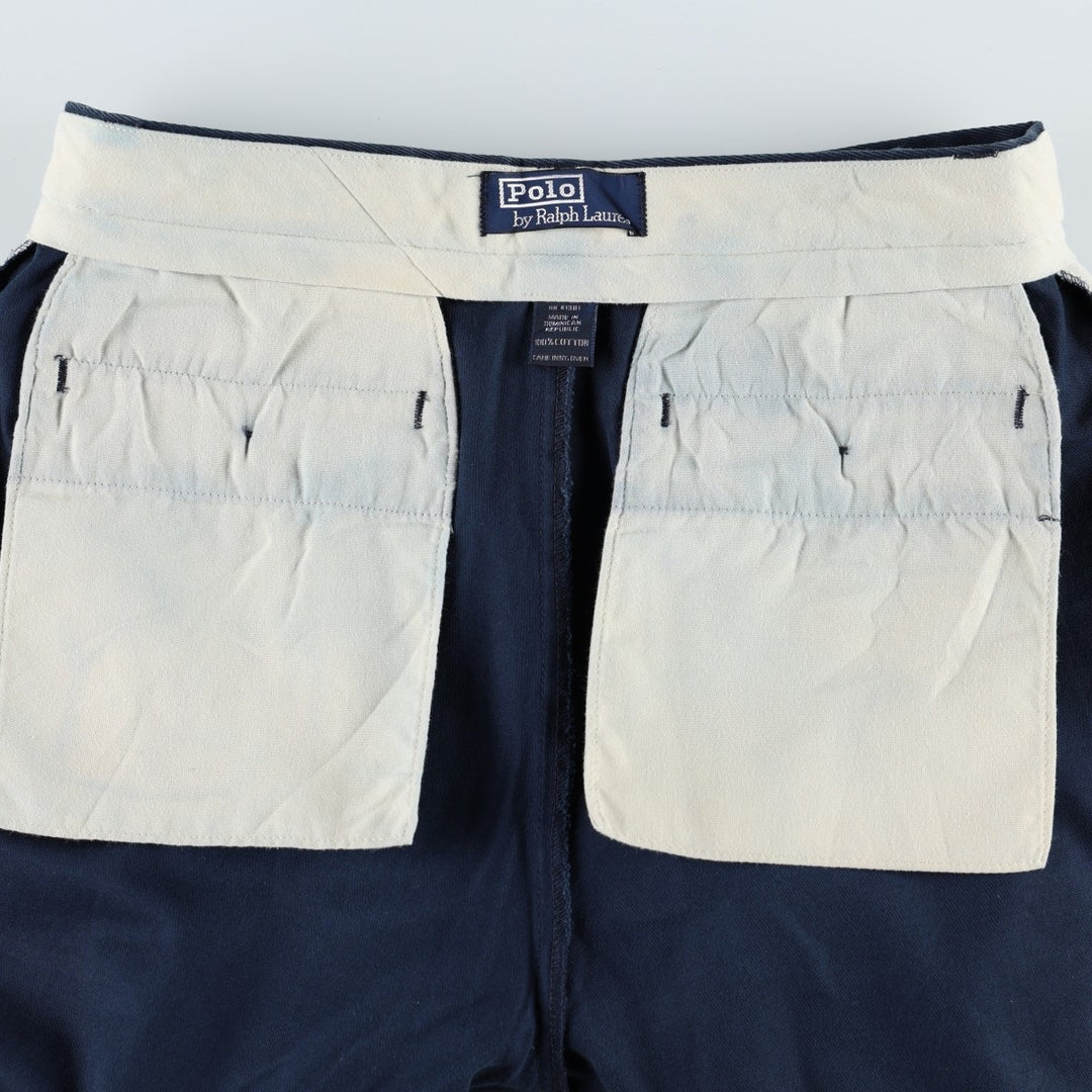 Ralph Lauren POLO by Ralph Lauren Men's Chino Pants, Size W31 cotton navy blue type Vintage Second Hand