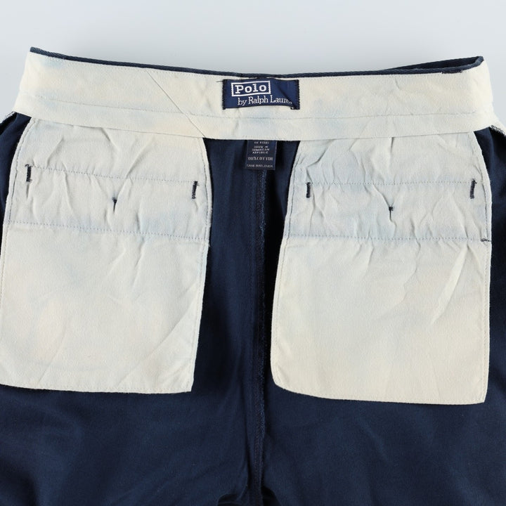 Ralph Lauren POLO by Ralph Lauren Men's Chino Pants, Size W31 cotton navy blue type Vintage Second Hand