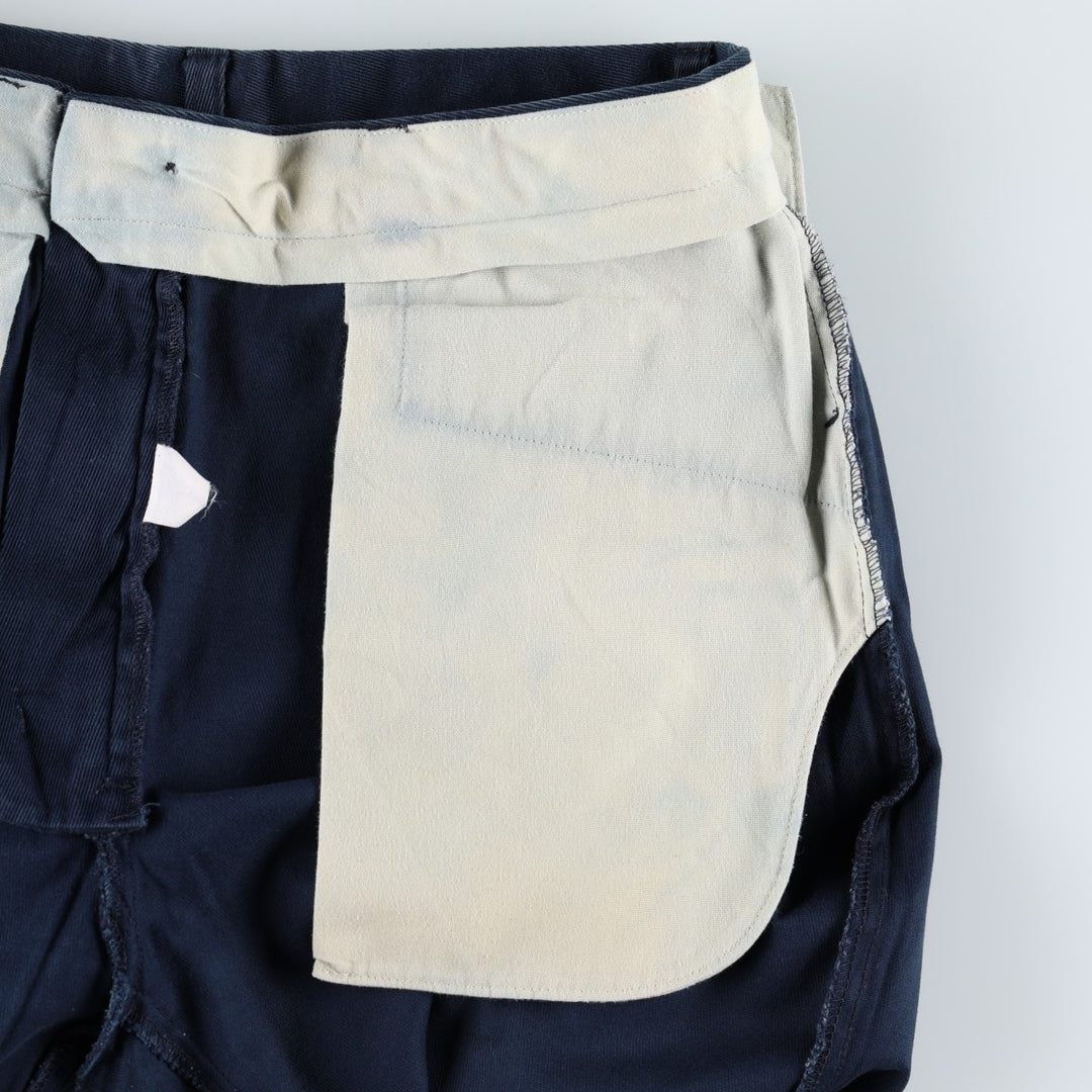 Ralph Lauren POLO by Ralph Lauren Men's Chino Pants, Size W31 cotton navy blue type Vintage Second Hand