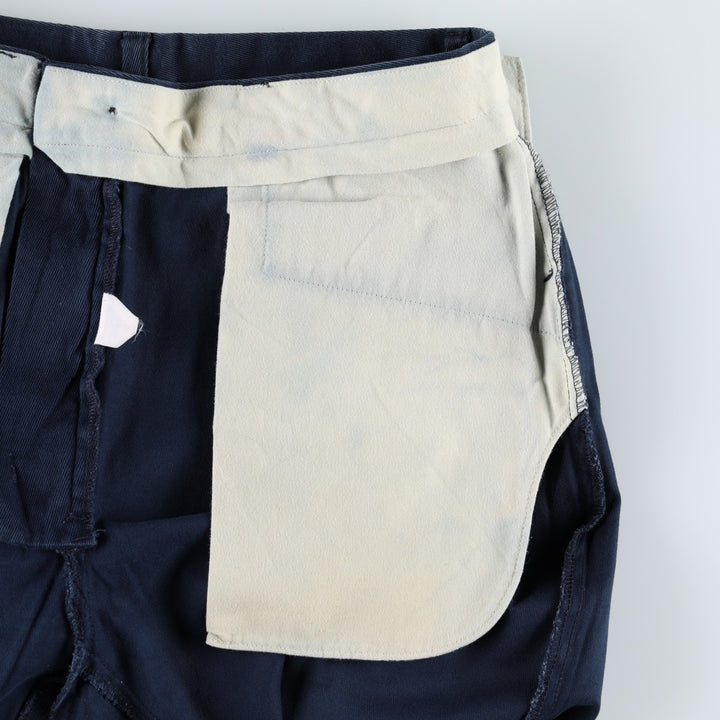 Ralph Lauren POLO by Ralph Lauren Men's Chino Pants, Size W31 cotton navy blue type Vintage Second Hand