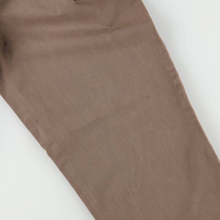 Ralph Lauren POLO by Ralph Lauren HAMMOND PANT, two-pleat chino pants, men's, w34 equivalent cotton Khaki type brown Vintage Second Hand