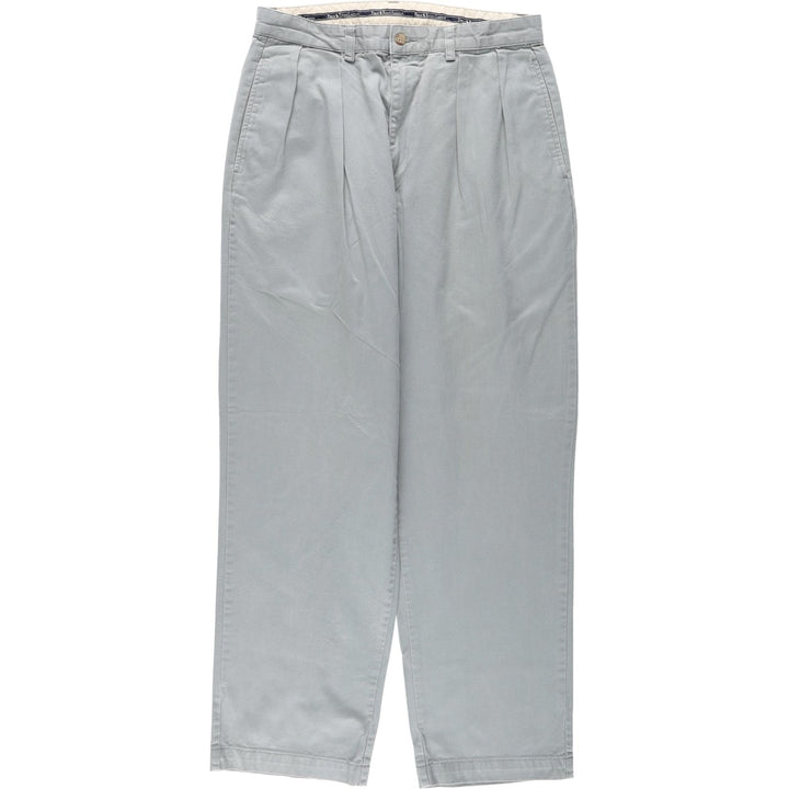 Ralph Lauren Polo Ralph Lauren ANDREW PANT Two-pleat Chino Pants Men's W31 (approx.) cotton gray type Vintage Second Hand