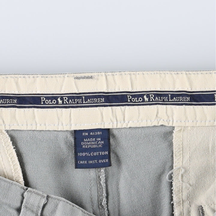 Ralph Lauren Polo Ralph Lauren ANDREW PANT Two-pleat Chino Pants Men's W31 (approx.) cotton gray type Vintage Second Hand