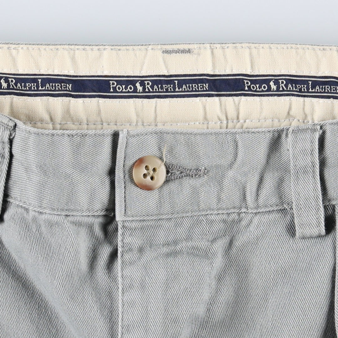 Ralph Lauren Polo Ralph Lauren ANDREW PANT Two-pleat Chino Pants Men's W31 (approx.) cotton gray type Vintage Second Hand