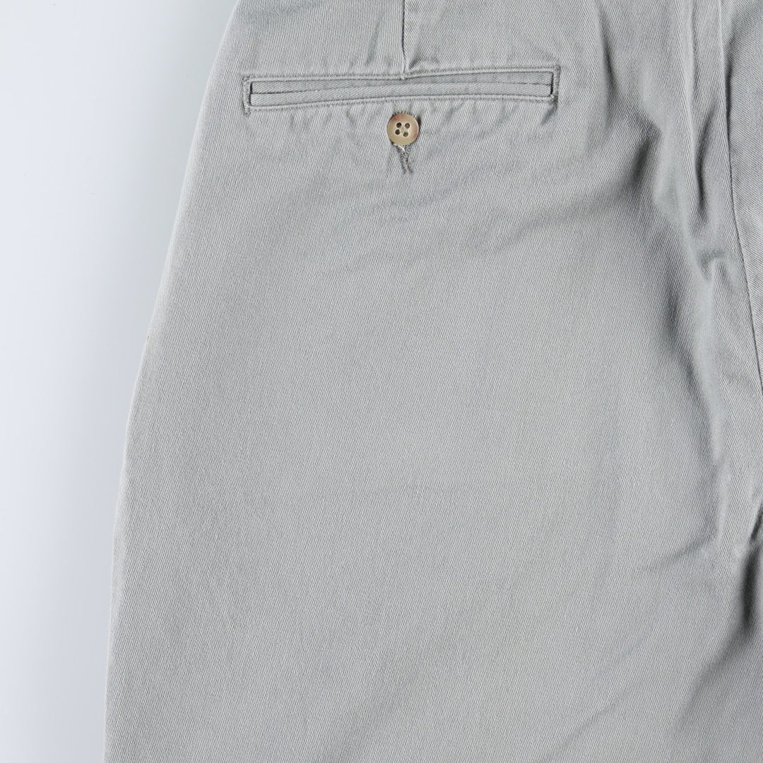 Ralph Lauren Polo Ralph Lauren ANDREW PANT Two-pleat Chino Pants Men's W31 (approx.) cotton gray type Vintage Second Hand