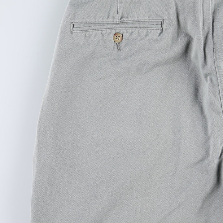 Ralph Lauren Polo Ralph Lauren ANDREW PANT Two-pleat Chino Pants Men's W31 (approx.) cotton gray type Vintage Second Hand
