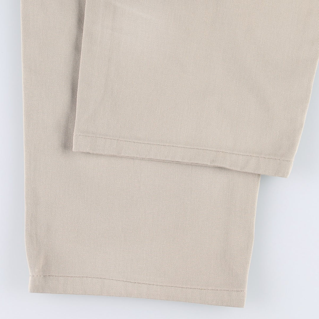 Ralph Lauren Polo Ralph Lauren Andrew Pant Two-pleat Chino Pants Men's Size W33 cotton Beige type Vintage Second Hand