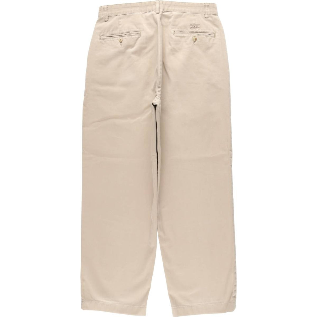 Ralph Lauren Polo Ralph Lauren Two-pleat Chino Pants for Men, W31 equivalent cotton Beige type Vintage Second Hand