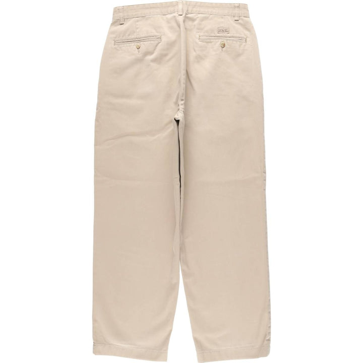 Ralph Lauren Polo Ralph Lauren Two-pleat Chino Pants for Men, W31 equivalent cotton Beige type Vintage Second Hand