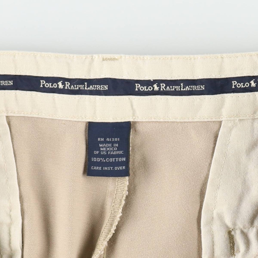 Ralph Lauren Polo Ralph Lauren Two-pleat Chino Pants for Men, W31 equivalent cotton Beige type Vintage Second Hand