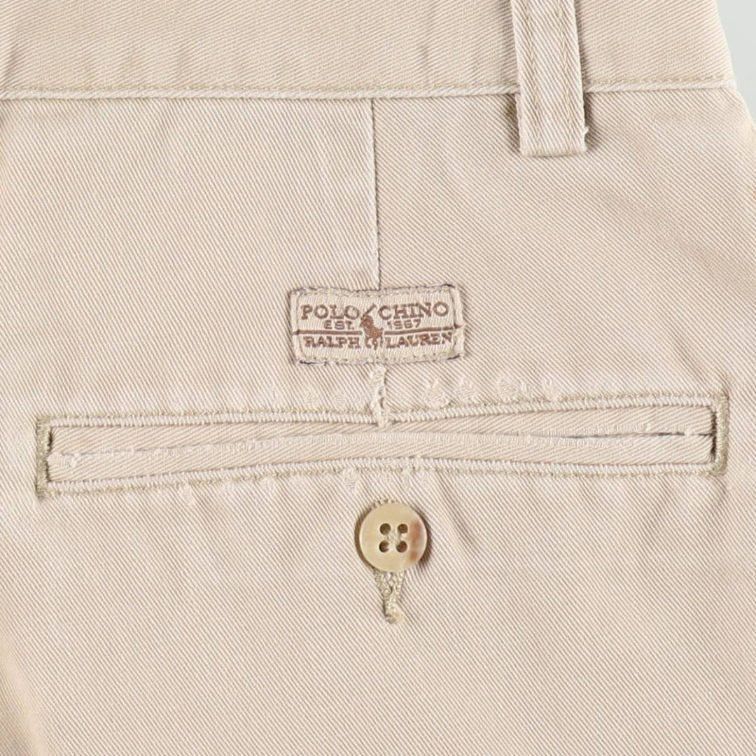 Ralph Lauren Polo Ralph Lauren Two-pleat Chino Pants for Men, W31 equivalent cotton Beige type Vintage Second Hand