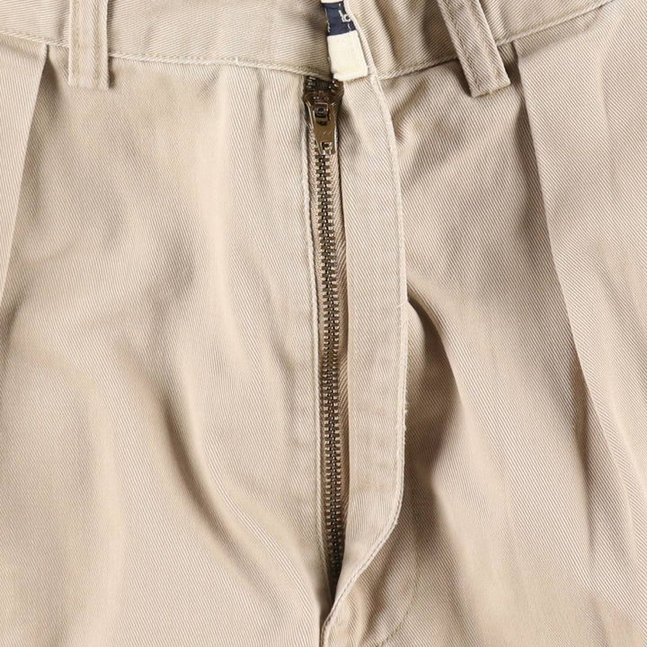 Ralph Lauren Polo Ralph Lauren Two-pleat Chino Pants for Men, W31 equivalent cotton Beige type Vintage Second Hand