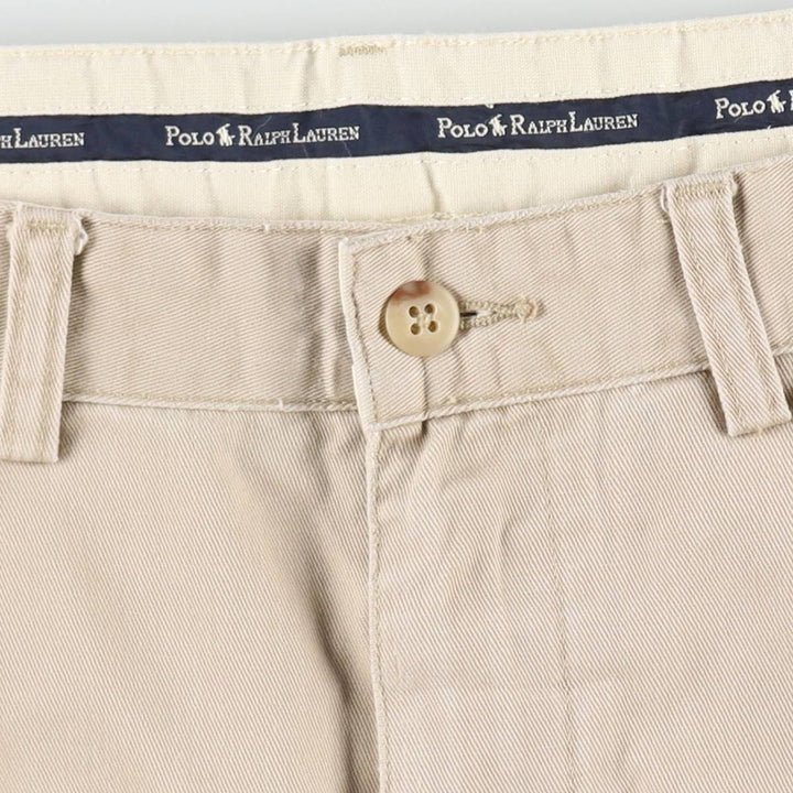 Ralph Lauren Polo Ralph Lauren Two-pleat Chino Pants for Men, W31 equivalent cotton Beige type Vintage Second Hand