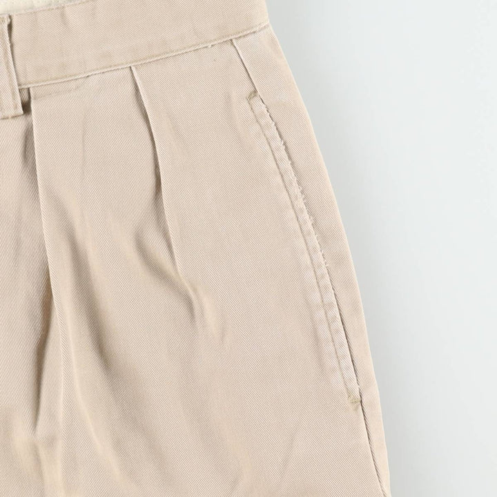 Ralph Lauren Polo Ralph Lauren Two-pleat Chino Pants for Men, W31 equivalent cotton Beige type Vintage Second Hand
