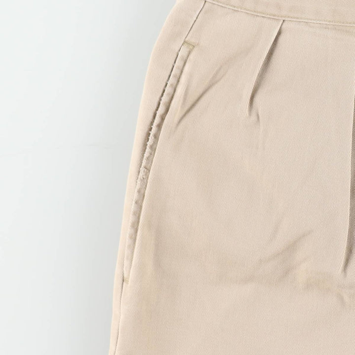 Ralph Lauren Polo Ralph Lauren Two-pleat Chino Pants for Men, W31 equivalent cotton Beige type Vintage Second Hand