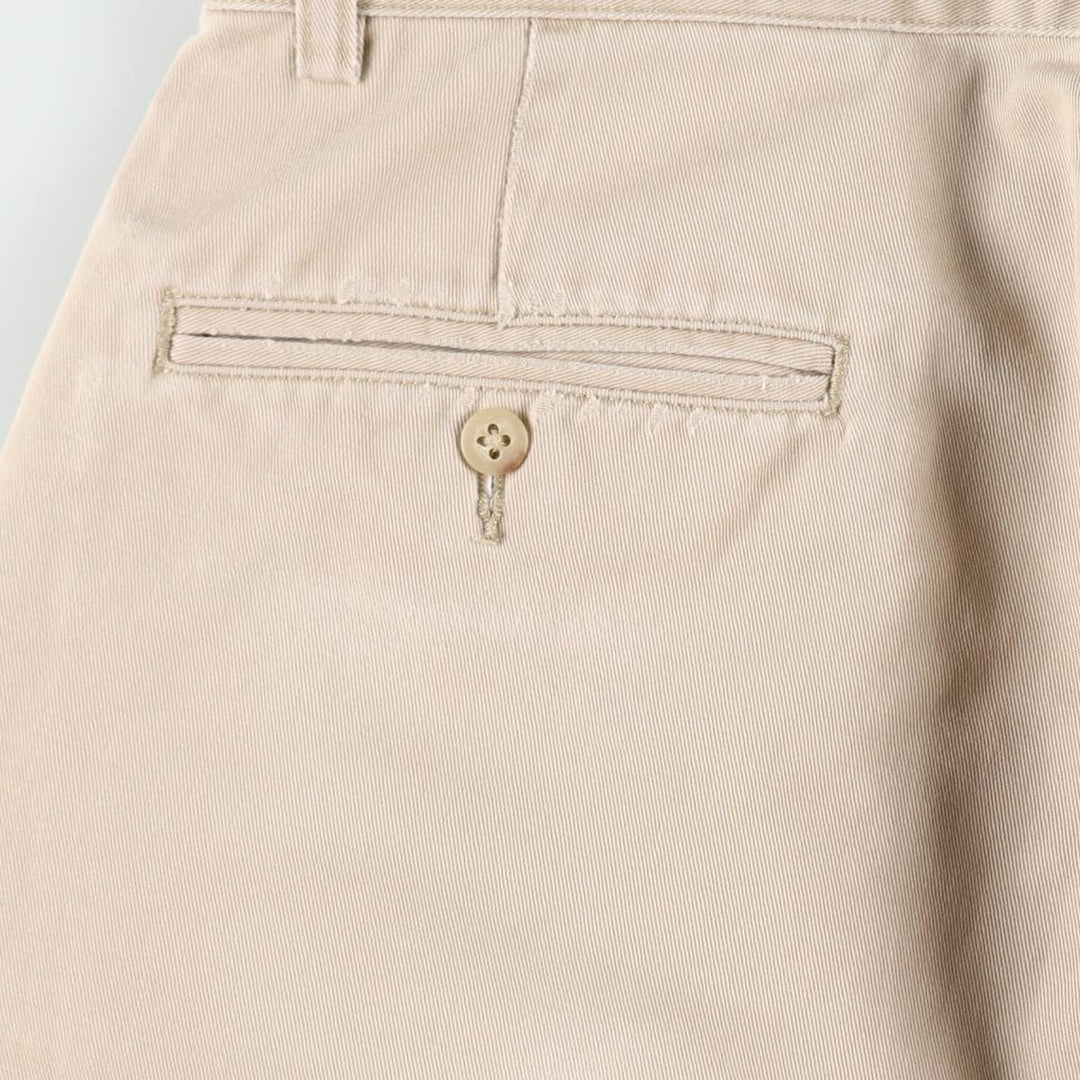 Ralph Lauren Polo Ralph Lauren Two-pleat Chino Pants for Men, W31 equivalent cotton Beige type Vintage Second Hand