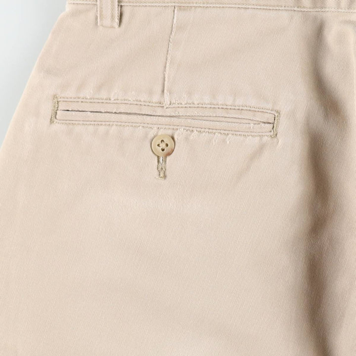 Ralph Lauren Polo Ralph Lauren Two-pleat Chino Pants for Men, W31 equivalent cotton Beige type Vintage Second Hand