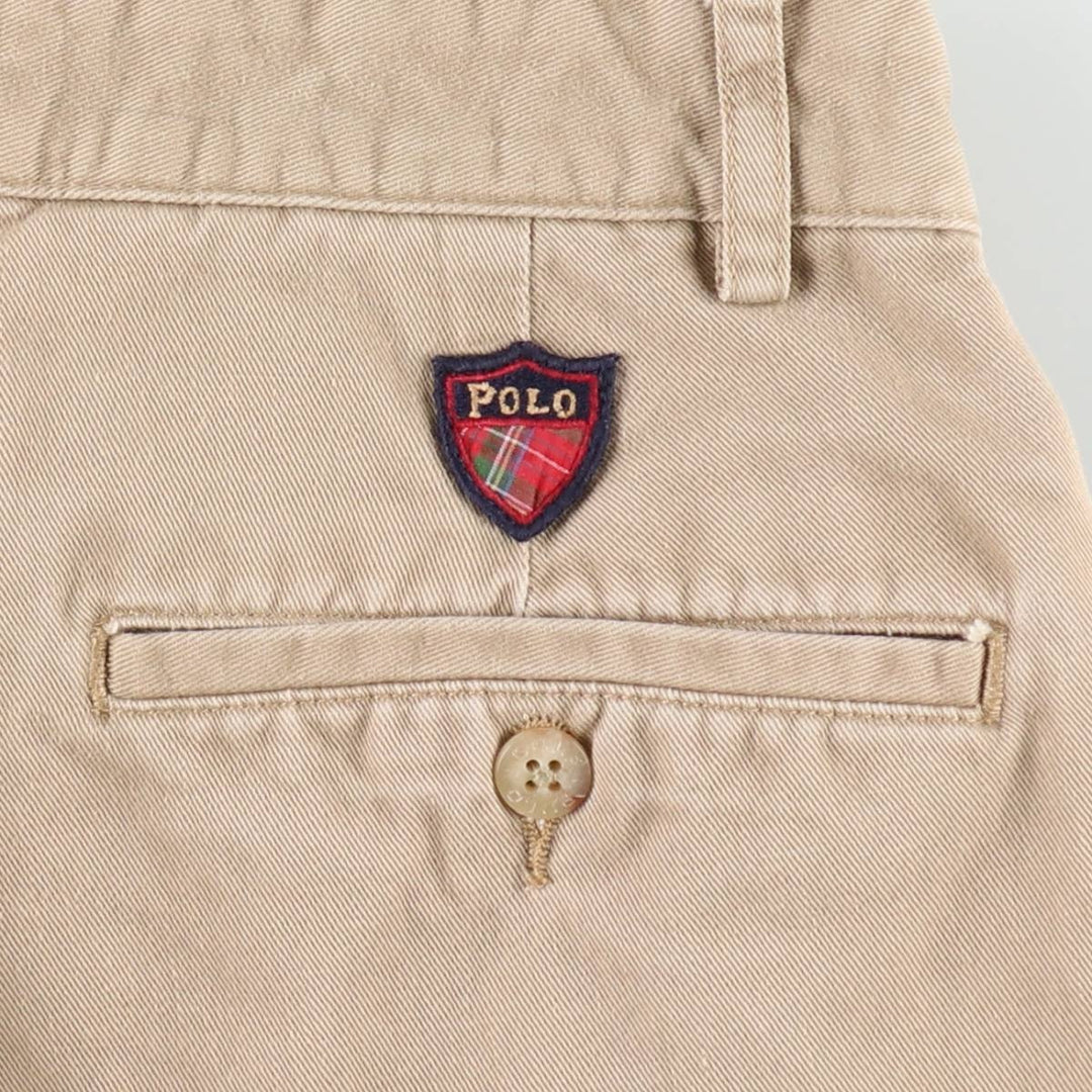 Ralph Lauren POLO GOLF Polo Golf Two-pleat Chino Pants for Men, Size W32 cotton Beige type Vintage Second Hand