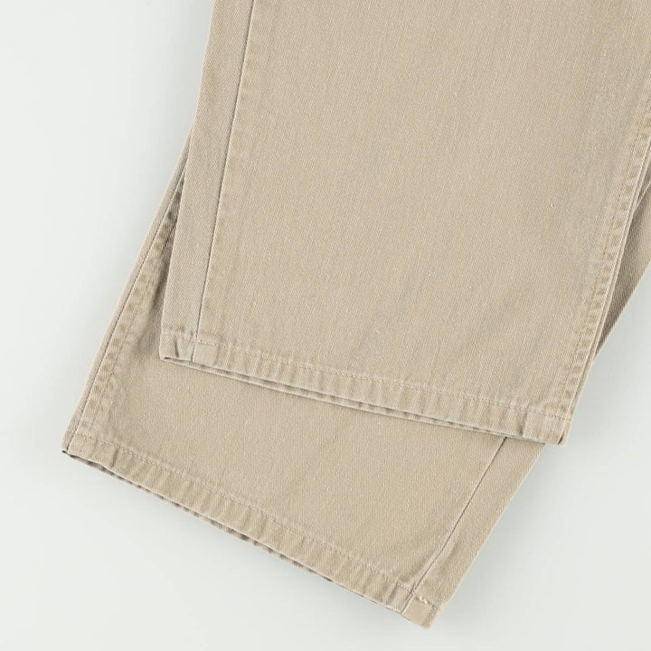 Ralph Lauren POLO by Ralph Lauren Two-pleat Chino Pants for Men, W32 equivalent cotton Beige type Vintage Second Hand