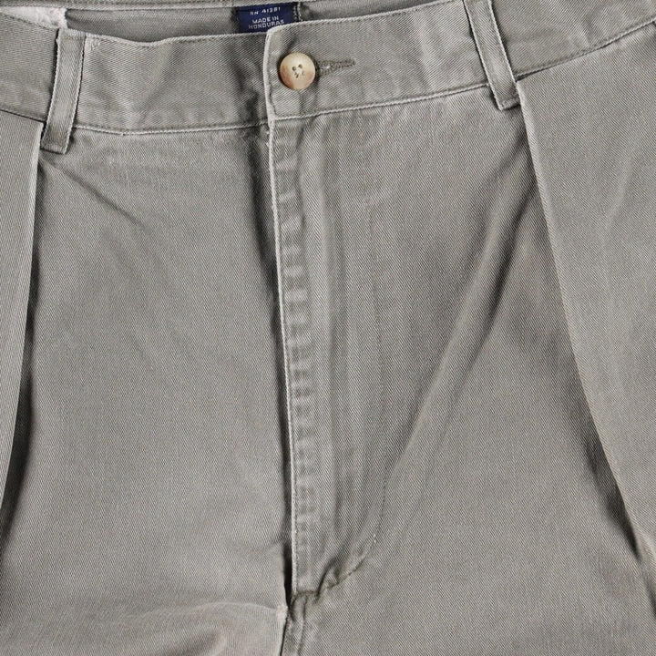 Ralph Lauren POLO by Ralph Lauren Two-pleat Chino Pants for Men, W34 equivalent cotton Khaki type Vintage Second Hand