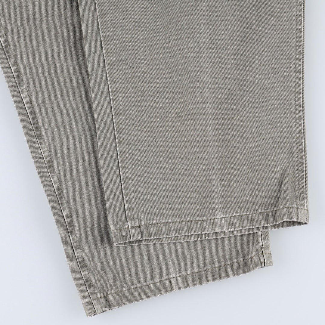 Ralph Lauren POLO by Ralph Lauren Two-pleat Chino Pants for Men, W34 equivalent cotton Khaki type Vintage Second Hand