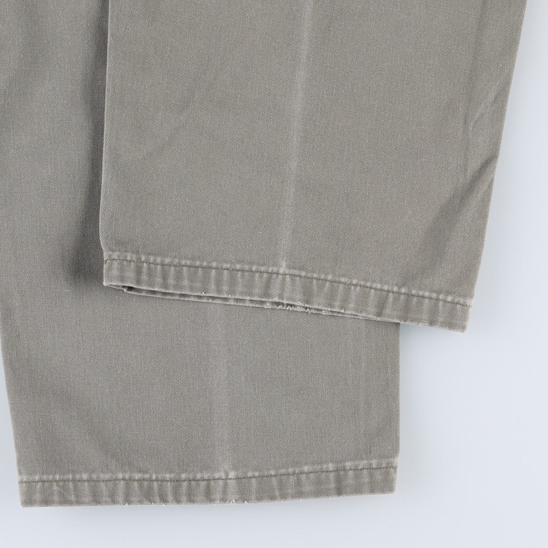 Ralph Lauren POLO by Ralph Lauren Two-pleat Chino Pants for Men, W34 equivalent cotton Khaki type Vintage Second Hand