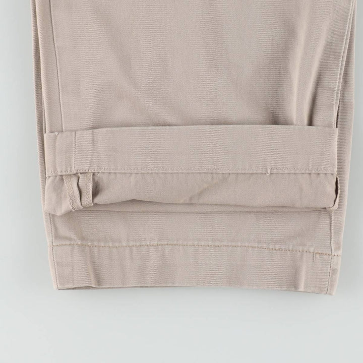 Ralph Lauren POLO by Ralph Lauren ANDREW PANT Two-pleat chino pants for men, equivalent to W33 cotton Beige type Vintage Second Hand