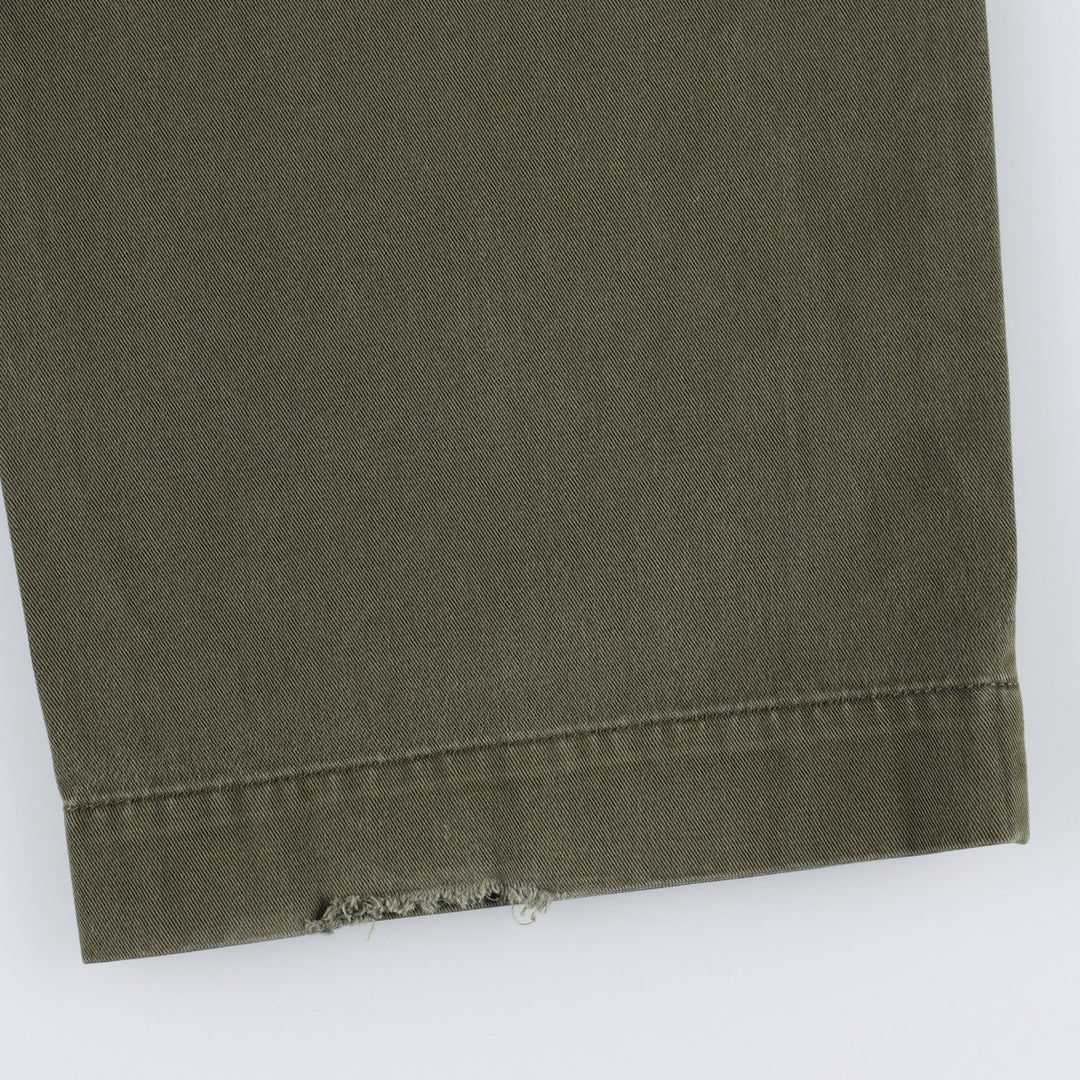 Ralph Lauren POLO by Ralph Lauren ANDREW PANT, two-pleat chino pants, men's, W32 equivalent cotton Khaki type Vintage Second Hand