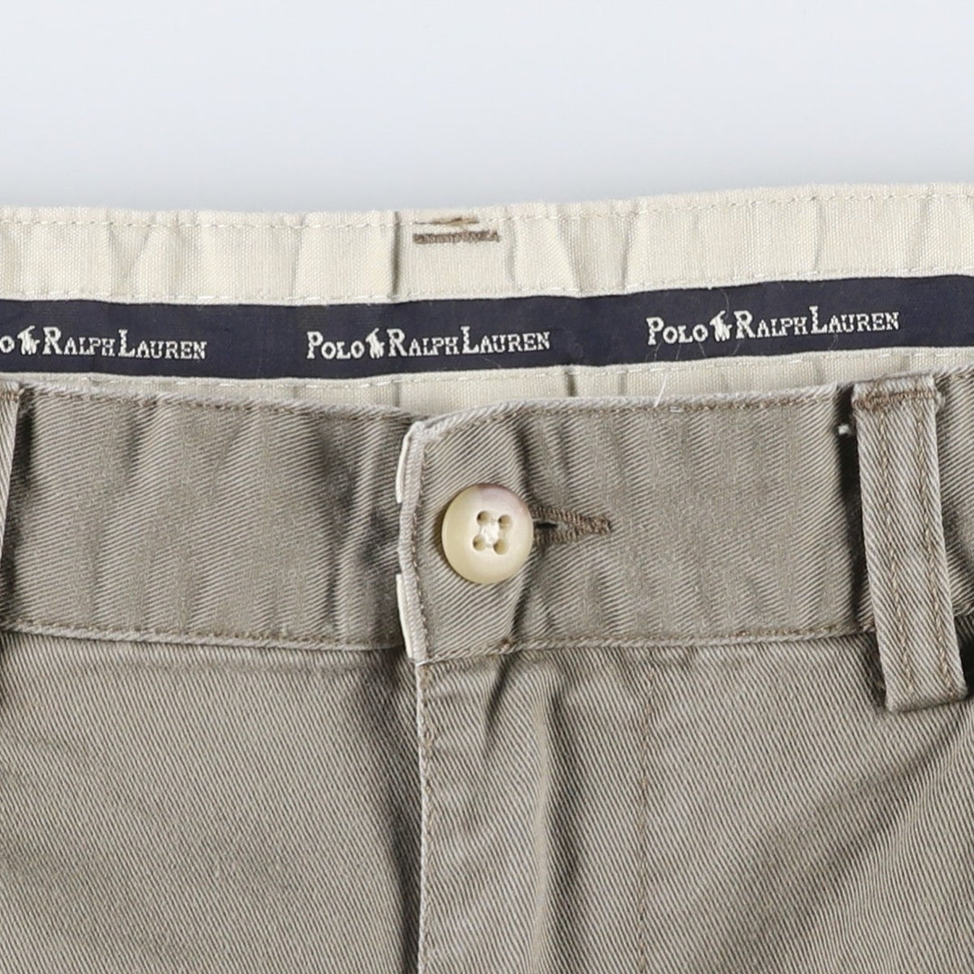 Ralph Lauren Polo Ralph Lauren Andrew Pant Two-pleat Chino Pants Men's Size W32 cotton gray type Vintage Second Hand