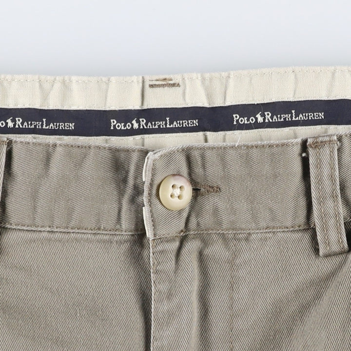 Ralph Lauren Polo Ralph Lauren Andrew Pant Two-pleat Chino Pants Men's Size W32 cotton gray type Vintage Second Hand