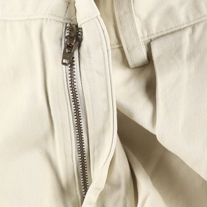 Ralph Lauren POLO by Ralph Lauren ETHAN PANT Two-pleat chino pants for men, size W34 cotton unbleached Vintage Second Hand