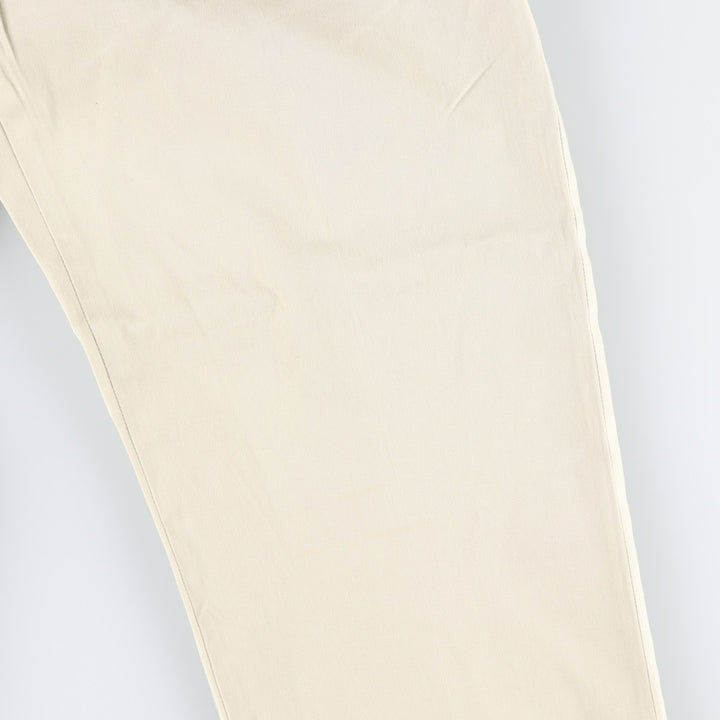 Ralph Lauren POLO by Ralph Lauren ETHAN PANT Two-pleat chino pants for men, size W34 cotton unbleached Vintage Second Hand