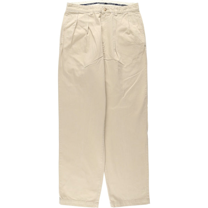 Ralph Lauren Polo Ralph Lauren ANDREW PANT Two-pleat Chino Pants Men's W31 (approx.) cotton Beige type Vintage Second Hand