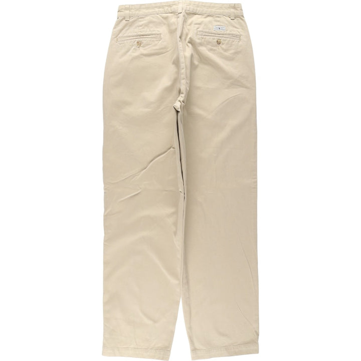 Ralph Lauren Polo Ralph Lauren ANDREW PANT Two-pleat Chino Pants Men's W31 (approx.) cotton Beige type Vintage Second Hand
