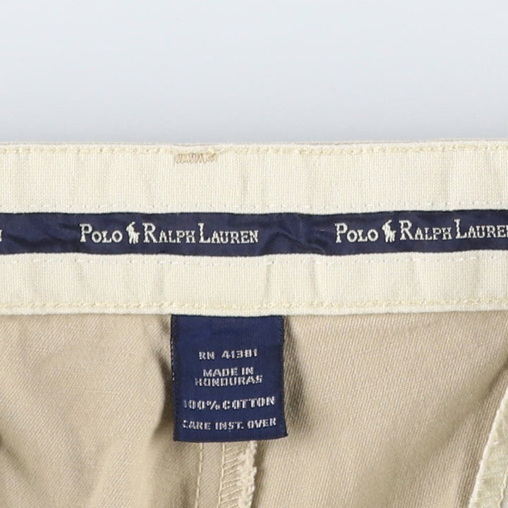 Ralph Lauren Polo Ralph Lauren ANDREW PANT Two-pleat Chino Pants Men's W31 (approx.) cotton Beige type Vintage Second Hand