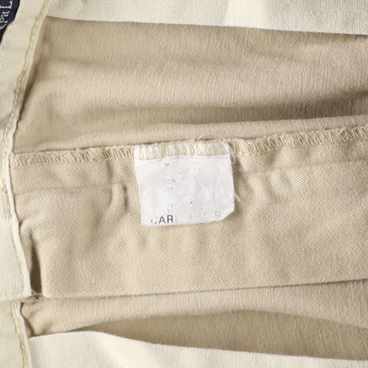 Ralph Lauren Polo Ralph Lauren ANDREW PANT Two-pleat Chino Pants Men's W31 (approx.) cotton Beige type Vintage Second Hand