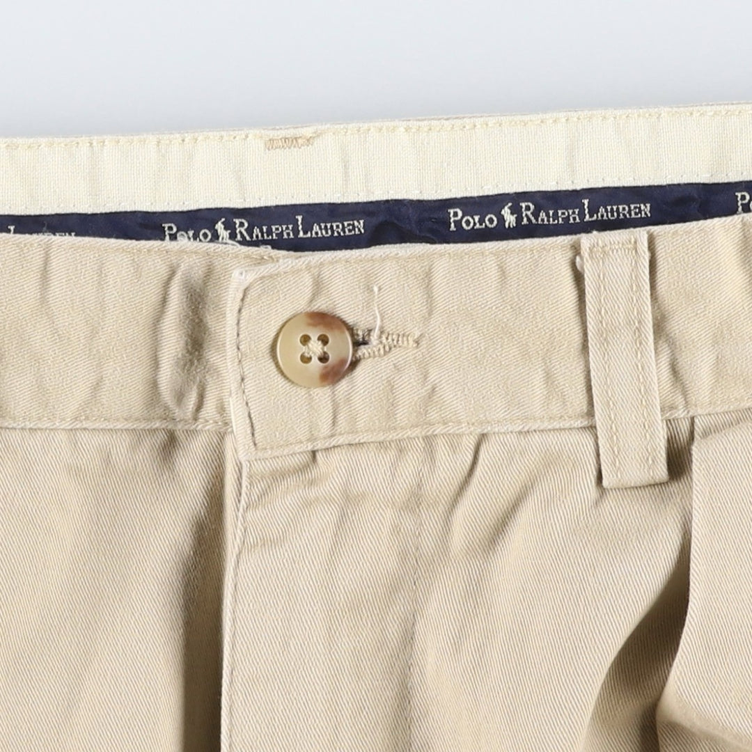 Ralph Lauren Polo Ralph Lauren ANDREW PANT Two-pleat Chino Pants Men's W31 (approx.) cotton Beige type Vintage Second Hand