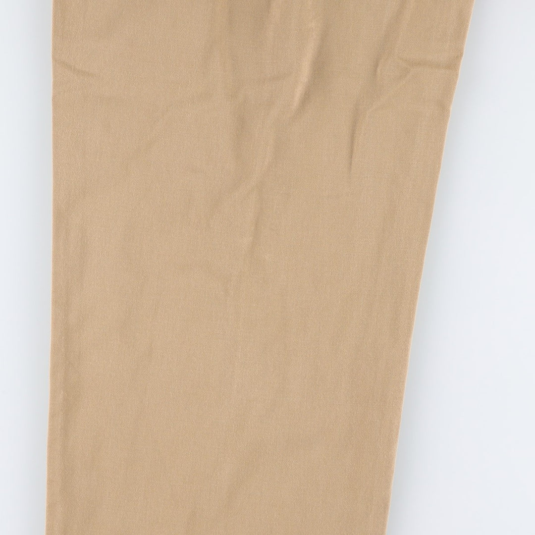 Ralph Lauren POLO by Ralph Lauren ANDREW PANT Two-pleat chino pants for men, equivalent to W34 cotton Beige type Vintage Second Hand