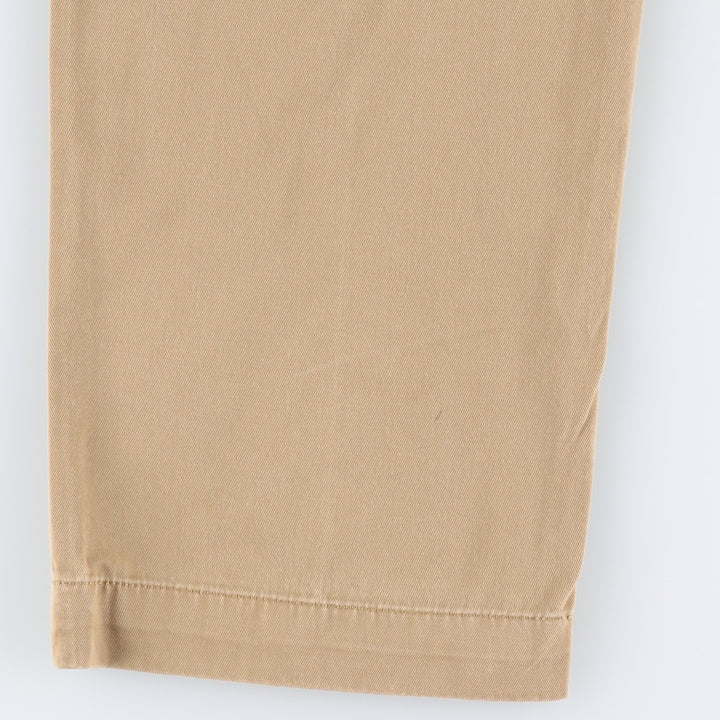 Ralph Lauren POLO by Ralph Lauren ANDREW PANT Two-pleat chino pants for men, equivalent to W34 cotton Beige type Vintage Second Hand
