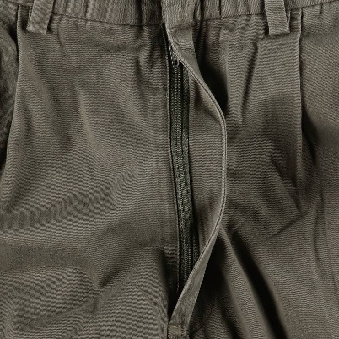 Ralph Lauren POLO by Ralph Lauren Two-pleat Chino Pants for Men, W30 equivalent cotton Beige type Vintage Second Hand