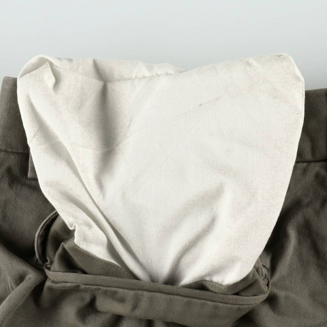 Ralph Lauren POLO by Ralph Lauren Two-pleat Chino Pants for Men, W30 equivalent cotton Beige type Vintage Second Hand