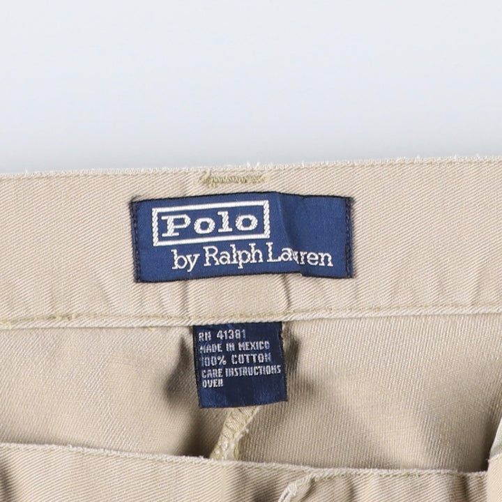 Ralph Lauren POLO by Ralph Lauren PHILIP PANT Chino pants for men, size W36 cotton Beige type Vintage Second Hand