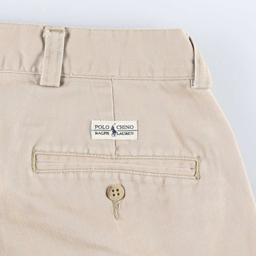 Ralph Lauren POLO by Ralph Lauren PHILIP PANT Chino pants for men, size W36 cotton Beige type Vintage Second Hand