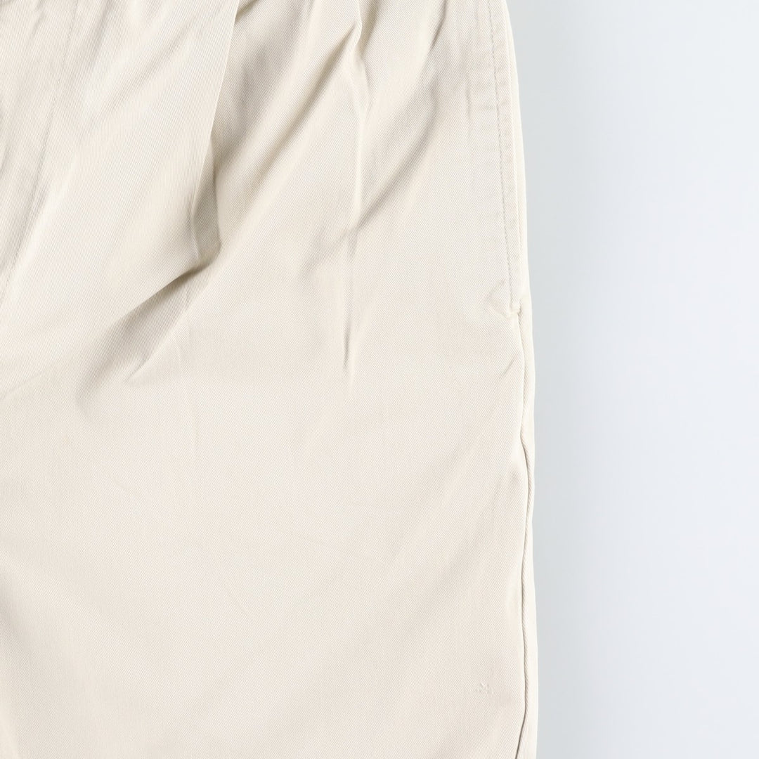 Ralph Lauren POLO by Ralph Lauren HAMMOND PANT, two-pleat chino pants, men's, w34 equivalent cotton Beige type Vintage Second Hand