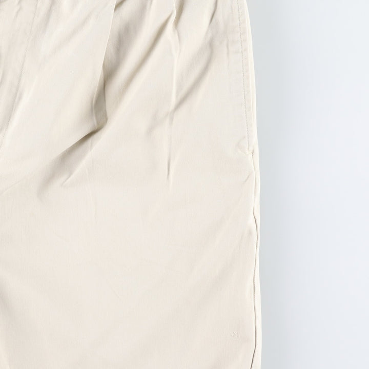 Ralph Lauren POLO by Ralph Lauren HAMMOND PANT, two-pleat chino pants, men's, w34 equivalent cotton Beige type Vintage Second Hand