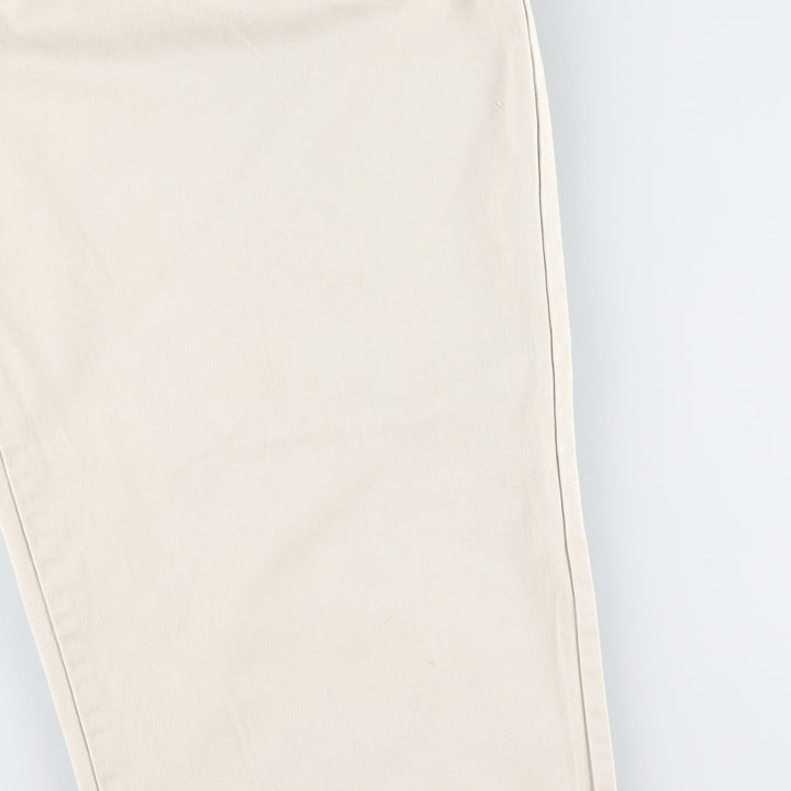Ralph Lauren POLO by Ralph Lauren HAMMOND PANT, two-pleat chino pants, men's, w34 equivalent cotton Beige type Vintage Second Hand