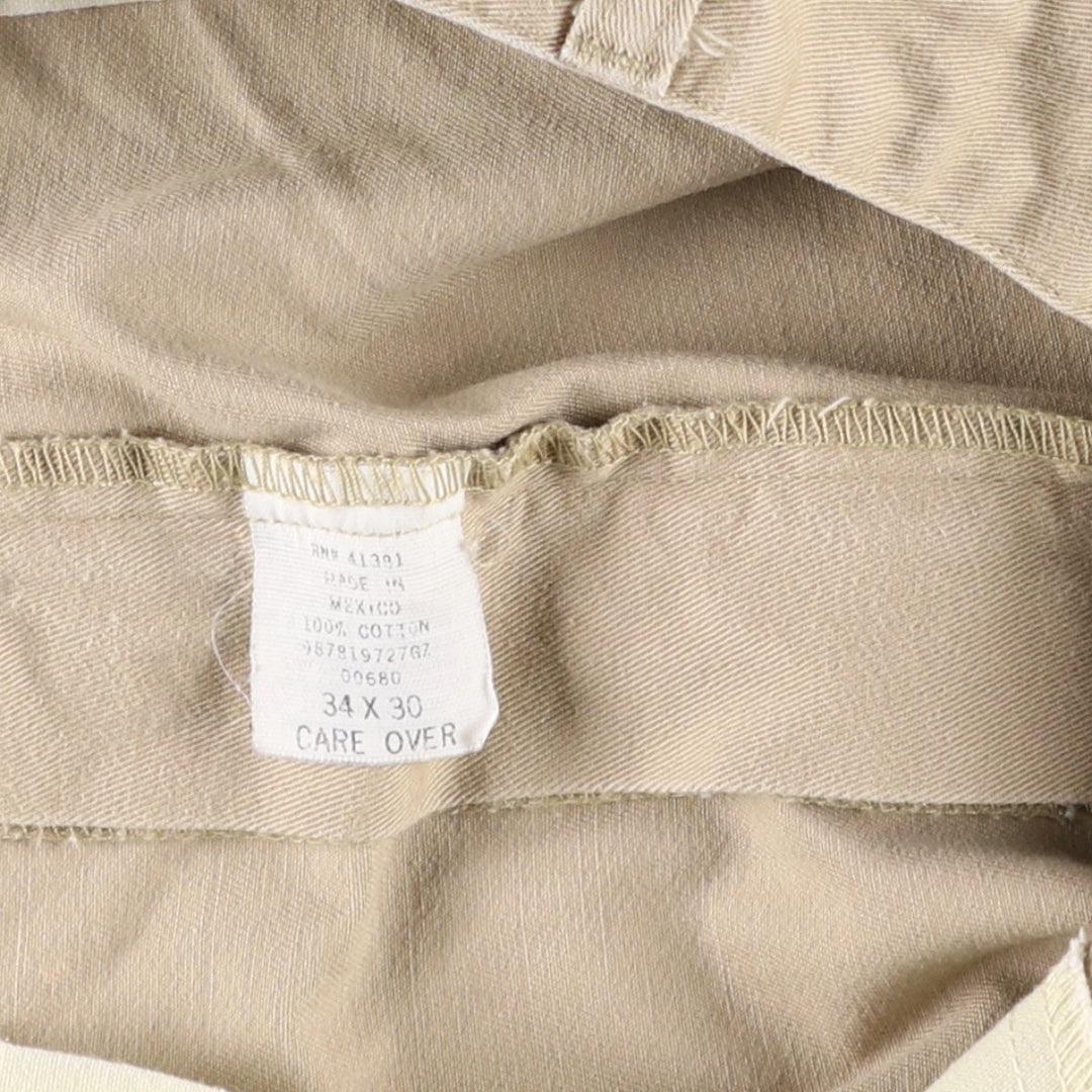Ralph Lauren Polo Ralph Lauren Andrew Pant Two-pleat Chino Pants Men's Size W33 cotton Beige type Vintage Second Hand
